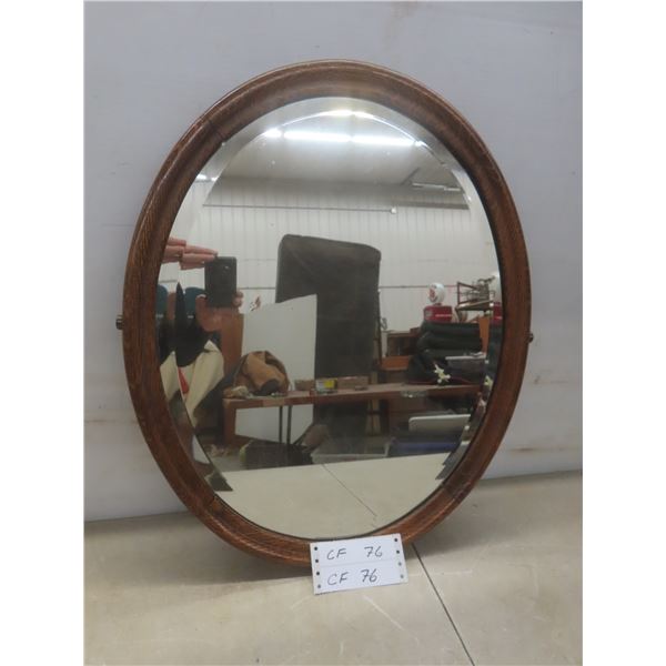 Oak Framed Mirror