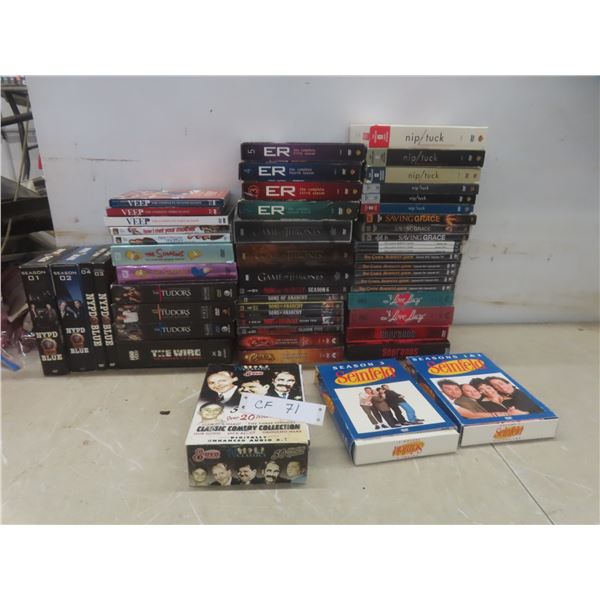 DVD Series Including NYPD Blue, Sons of Anarchy, The Tudors, ER, and More