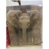 Image 7 : Three Framed Pictures,  and One Hardboard Elephant Picture, 