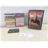Image 1 : Sopranos First Season on VHS and Twenty Cassettes Including Alice Cooper and Hank Williams