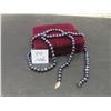 Image 1 : Dyed Freshwater Pearl Necklace 23" Long With Ten-Karat Gold Clasp