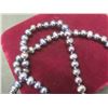 Image 6 : Dyed Freshwater Pearl Necklace 23" Long With Ten-Karat Gold Clasp