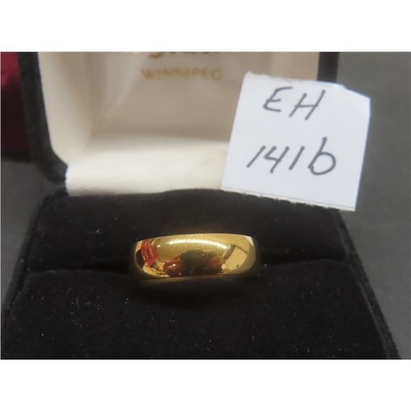 Twenty-Four-Karat Gold Plated Band