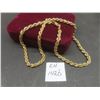 Image 1 : Fourteen-Karat Gold Plated Necklace 17 1/2" Long