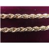 Image 2 : Fourteen-Karat Gold Plated Necklace 17 1/2" Long