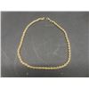 Image 4 : Fourteen-Karat Gold Plated Necklace 17 1/2" Long