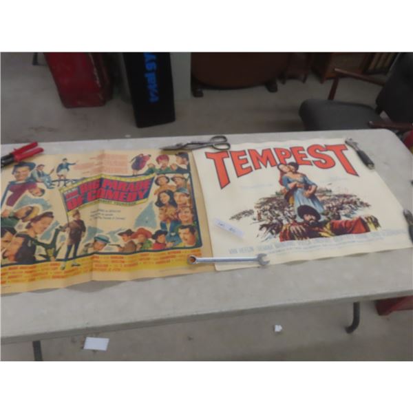 2 Vintage Movie Posters