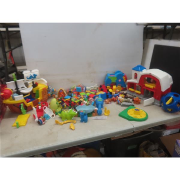 Fisher-Price Playsets Including Pirate Ship, Farm, Dinosaurs, and More