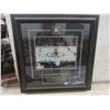 Image 2 : Winnipeg Jets Andrew Ladd Inaugural Game October 9, 2011 Framed Picture With COA, Tickets, and Prog