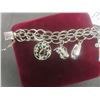 Image 3 : Birks Sterling Silver Charm Bracelet With 10 Charms