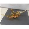Image 2 : Chalet Style Art Glass, No Markings, 17 1/2" Across