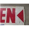 Image 8 : 3 Wood Signs - Purcell Furrier , Observation Wheels and OPEN (Damaged)