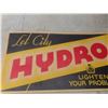 Image 5 : Maintenance Products, Plexi Glass Sign , 2 Cardboard Signs - City Hydro and Super Kem-Tone