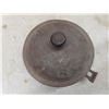 Image 20 : Vintage Lot - Lubri Gun, Thumb Press Oiling Can, 2 Oilers, Black Round Tin Spice Box w/ 7 Divider C