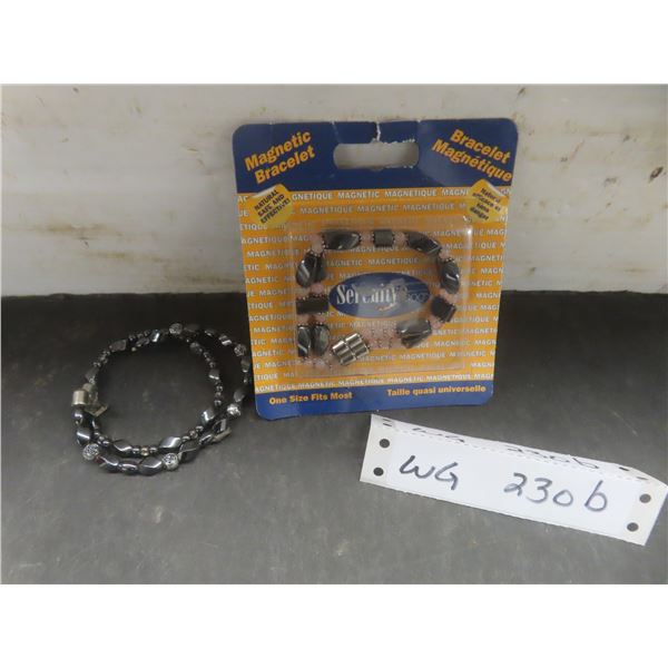 3 Magnetic Bracelets, One Still in Package
