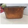 Image 8 : Antique Copper Wash Tub 12"