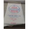 Image 7 : Pound Grain Sacks - Fort William Ontario. 100 Pound Sugar Sack - Manitoba Sugar Co. 50 Pound Vernal
