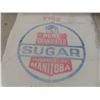 Image 9 : Pound Grain Sacks - Fort William Ontario. 100 Pound Sugar Sack - Manitoba Sugar Co. 50 Pound Vernal