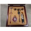 Image 4 : Four-Piece Bar Tool Set, Three Crown Royal Bags, Uncle John’s Three-Ply Bathroom Ruger Boxed Set, a