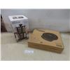 Image 1 : New Spice Carousel With 16 Bottles and NuWave 2 Induction Cooktop