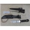Image 1 : Berkley Fillet Knife With Sheath and Fixed Blade Hunting Knife With Compass