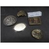 Image 1 : Five Belt Buckles Including Hesston National Finals Rodeo 1981 and 1984, Parkside Ford, and H-TEN H