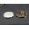 Image 7 : Five Belt Buckles Including Hesston National Finals Rodeo 1981 and 1984, Parkside Ford, and H-TEN H
