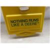 Image 6 : Two John Deere Thermometers: Metal and Plastic 12" Diameter