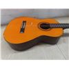 Image 9 : Hondo Acoustic Guitar - Needs Strings and Victory Harmonica