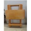 Image 3 : Wedge Pillow, Wooden Folding TV Table, and Wooden Beaded Seat Cushion