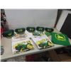 Image 1 : John Deere T-Shirts Size XL and Large, Seven Ball Caps, and One Puppy Ball Cap, Some Yellowing on S