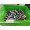Image 1 : Tote Full of Pens With Advertising and Some Keychains