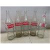Image 5 : Twelve Soda Bottles With Plastic Carriers Including Coke, 7-Up, and Pepsi