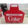 Image 6 : Twelve Soda Bottles With Plastic Carriers Including Coke, 7-Up, and Pepsi