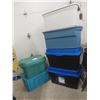 Image 1 : Six Storage Totes With Lids