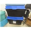 Image 2 : Six Storage Totes With Lids