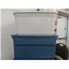 Image 4 : Six Storage Totes With Lids