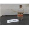 Image 1 : Vintage Poison Bottle Labeled Methyl Hydrate With Cork Stopper