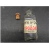 Image 6 : Vintage Poison Bottle Labeled Methyl Hydrate With Cork Stopper