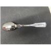 Image 6 : Birks Silver Spoon Brooch, Canadian Curling Spoon, Distressed Scalloped Sugar Spoon, and Antique Br