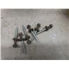 Image 4 : Five Cans Blue Spray Paint, Bottle Propane, Staples, Three-Inch Chain Bolts, Siding Screws, and Fou
