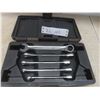 Image 1 : Pro-Point Five-Piece Ratcheting Wrench Set SAE With Case