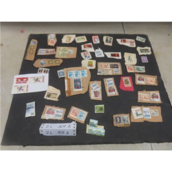 Canadian and American Stamps