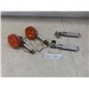 Image 1 : Two Motorcycle Foot Pegs and Two Turn Signal Lights