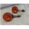 Image 6 : Two Motorcycle Foot Pegs and Two Turn Signal Lights