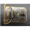 Image 3 : Excalibur Wristwatch, Westclox Pocket Watch No Glass, Sperry New Holland Belt Buckle, and Tanita El