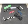 Image 1 : Three Folding Knives and Two Swiss Army Knives