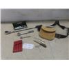 Image 1 : Flex Head Ratchet 3/8", 1/4" Ratchet, Tool Pouch, and 1/4" Sockets