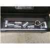 Image 8 : Flex Head Ratchet 3/8", 1/4" Ratchet, Tool Pouch, and 1/4" Sockets