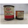 Image 8 : Four Vintage Cans Including Phillips 66 Quart Can, Rico Grease, Esso Marvellube, and Sure Seal Pipe